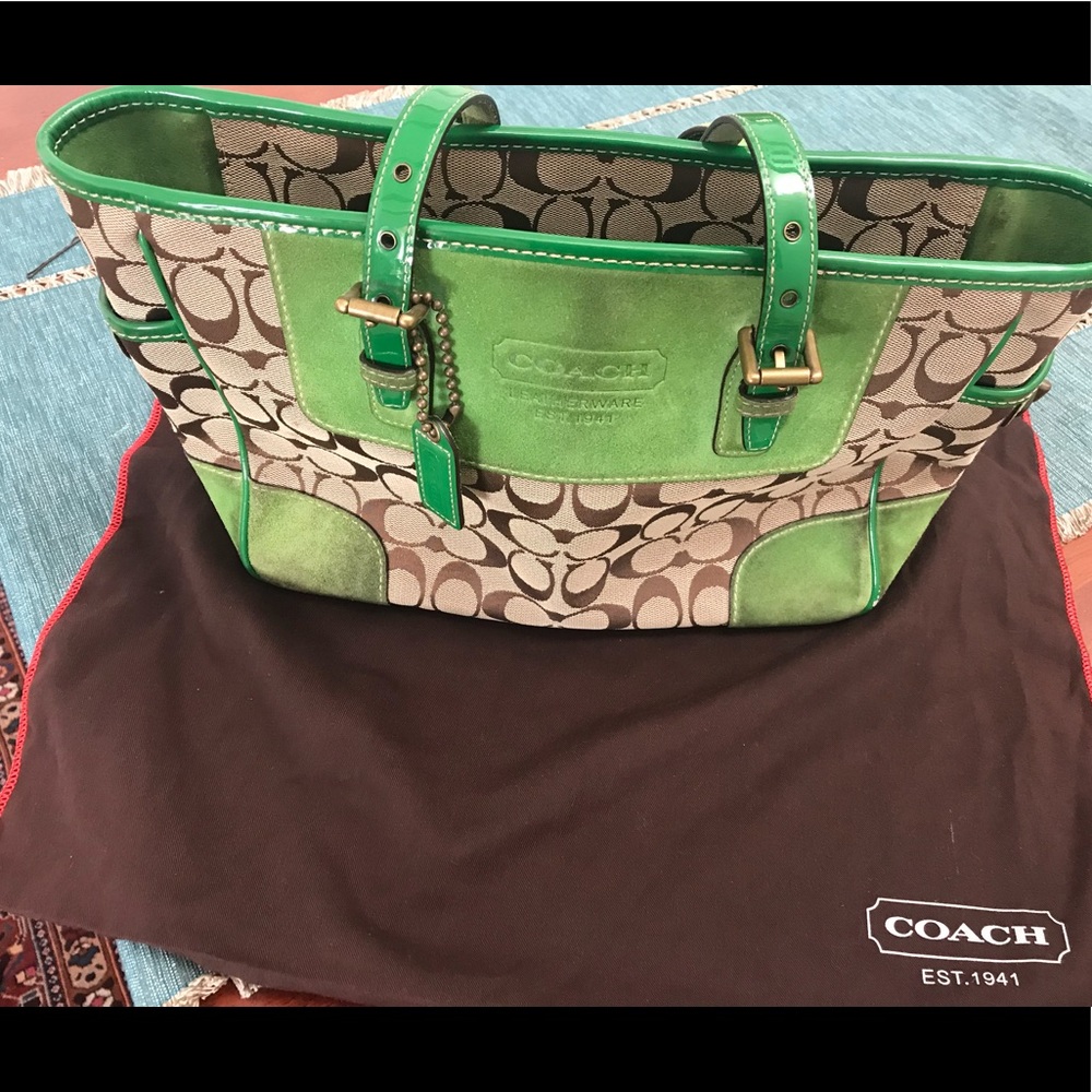 Apple Green Coach Bag
